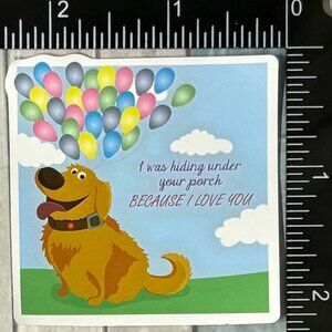 🌀10/$10🌀 Disney Pixar Up Reusable Waterproof Vinyl Sticker Decal